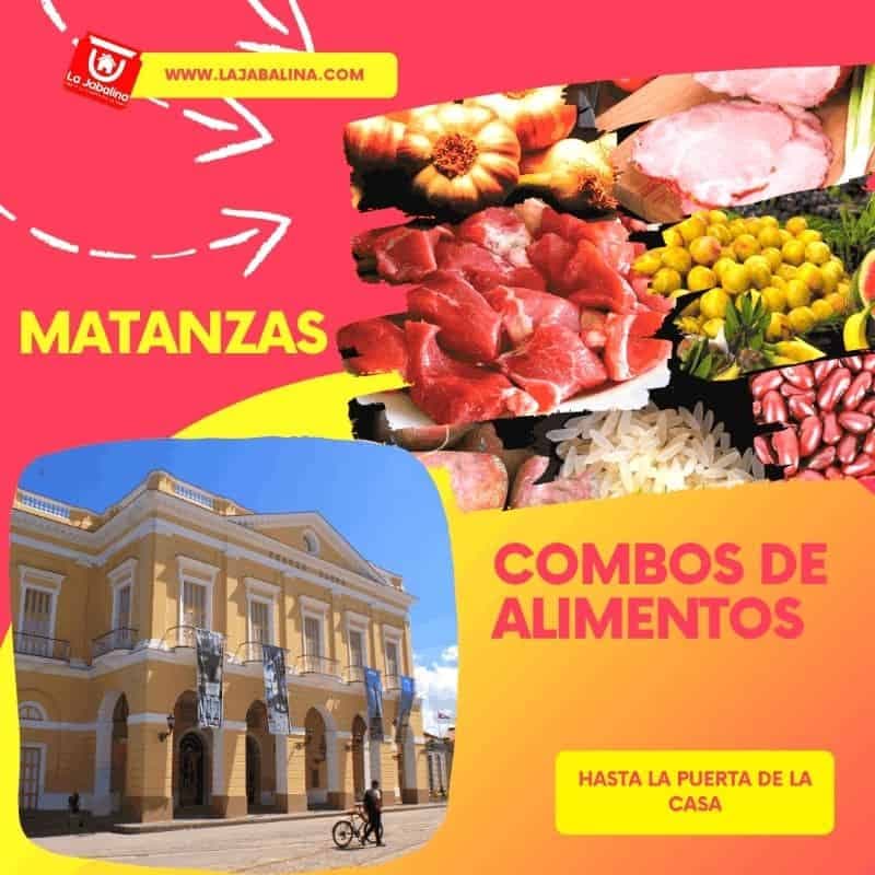 envio de combos de alimentos y aseo a matanzas