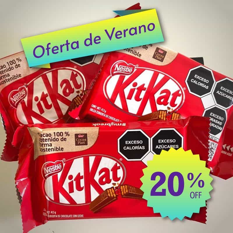 Kit kat de chocolate con leche - Oferta verano