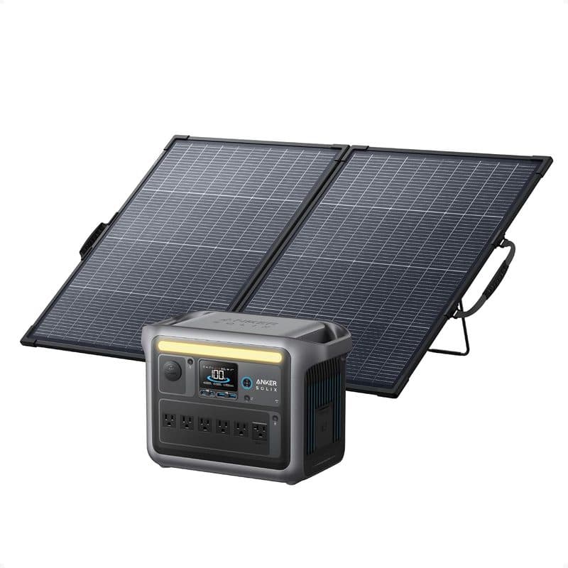 Bolso de transporte negro para la estación de energía Anker SOLIX C1000