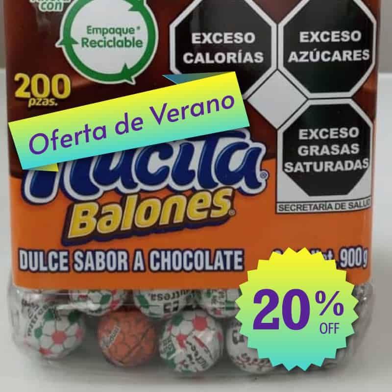 Balones de chocolate - Oferta verano