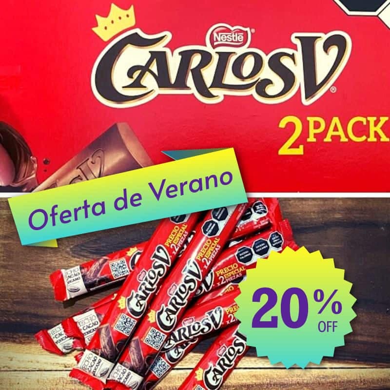 Chocolate con leche - Carlos V - Oferta verano