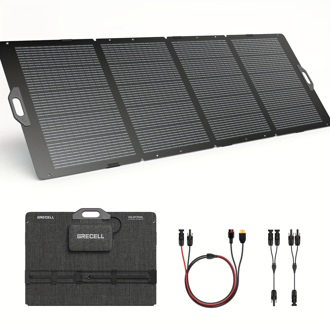 Panel Solar Plegable 349W â Cargador Solar de Alta Eficiencia con Salida XT60/Anderson para Generadores, Van y Apagones en Cuba