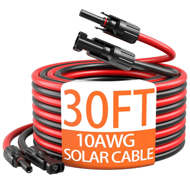 Cable de Extension Solar MC4 30FT para Paneles Solares y Sistemas Fotovoltaicos en Cuba