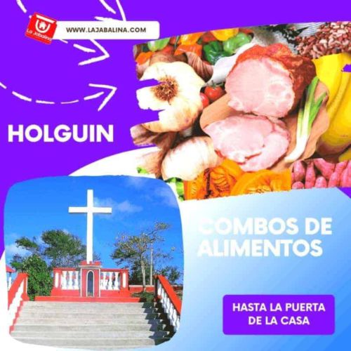 Envio de alimentos y aseo a Holguin