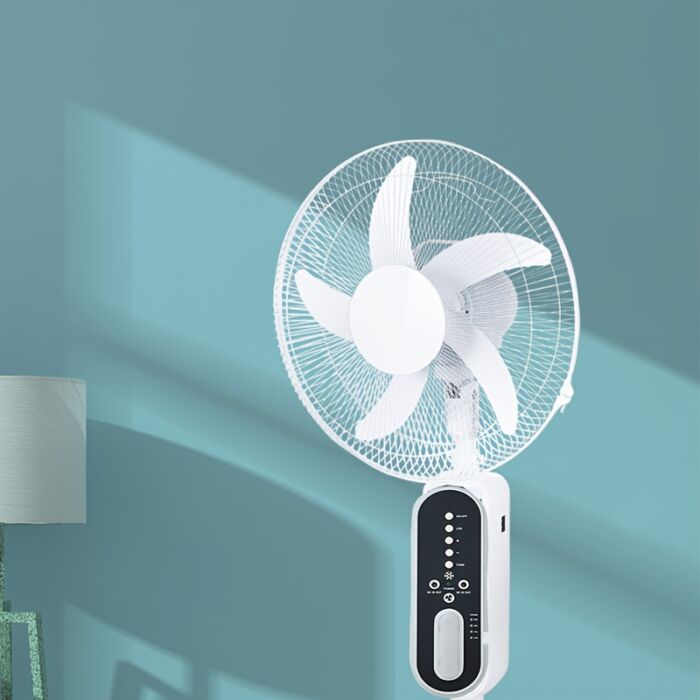 Ventilador solar recargable 16” con batería – Envío a Cuba - Imagen 8
