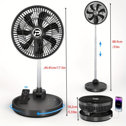 Ventilador portátil PANERGY 10” recargable – Envío a Cuba - La Jabalina - Rápida y Segura.
