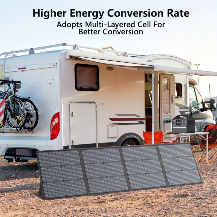 Panel Solar MHPOWOS 220W 40V Plegable – Monocristalino Portátil para Apagones, Camping y Energía Solar en Cuba - Imagen 3