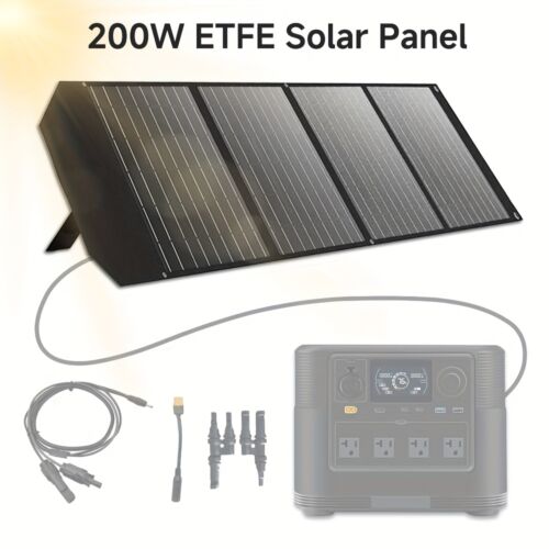 Panel Solar Plegable LVYUAN 200W/400W – Monocristalino, Ultraligero y Portátil para Emergencias y Energía en Cuba - La Jabalina - Rápida y Segura.