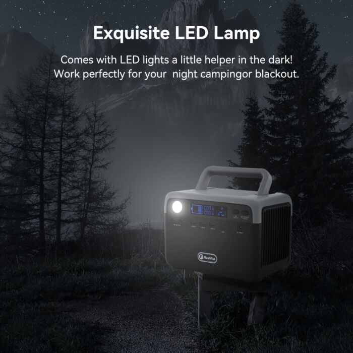 Estación de Energía Portátil Flashfish 230Wh LiFePO4 300W – Ideal para Apagones, Camping y Emergencias en Cuba - Imagen 7