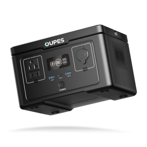 OUPES Exodus 600 – Estación de Energía Portátil 600W, Batería LiFePO4, Recarga Rápida 256Wh para Apagones, Camping o Emergencias - La Jabalina - Rápida y Segura.