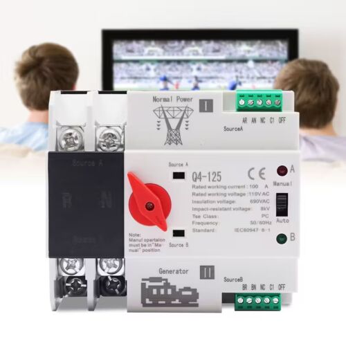 interruptor transferencia automatica 100a