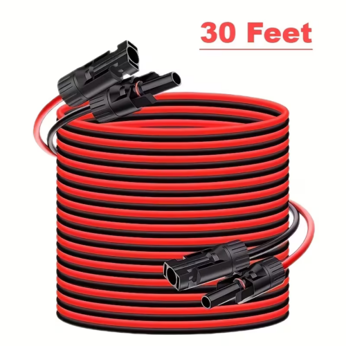 cable de extension solar mc4 30ft para paneles solares y sistema fotovoltaico en cuba